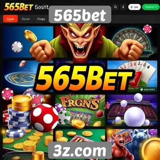 Variedade de jogos disponíveis na 565bet